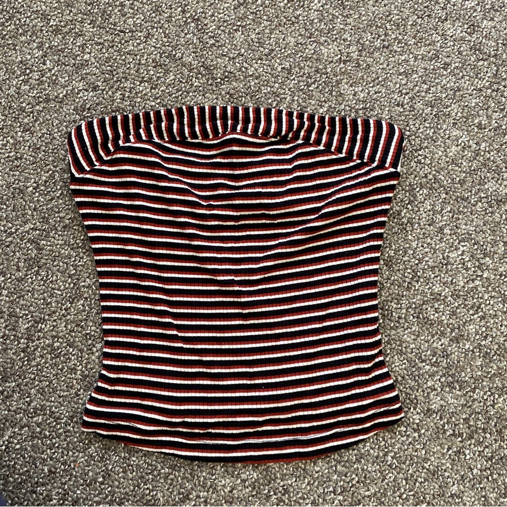 Free People Striped Tube Top